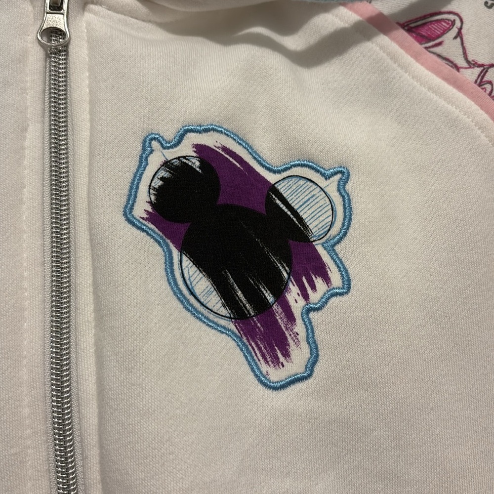 Disney ink and paint collection zip up sweatshirt - Picture 2 of 7